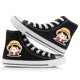 thumbnail image 3 of Zapatillas de lona de caña alta de One Piece Luffy Zoro Chopper Nami Sanji, zapatillas casuales de dibujos animados para parejas, zapatillas de estudiante, periféricos de animación, 3 of 5