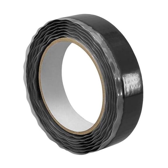 3m Reclosable Fastener, Acrylic Adhesive, 30 ft, 1 in W, Black 1-10-SJ3523