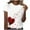 X400-White, variant on Neewe Womens Love Heart Shirts Short Sleeve Valentines Crewneck Colorful Heart Graphic Tees Tops