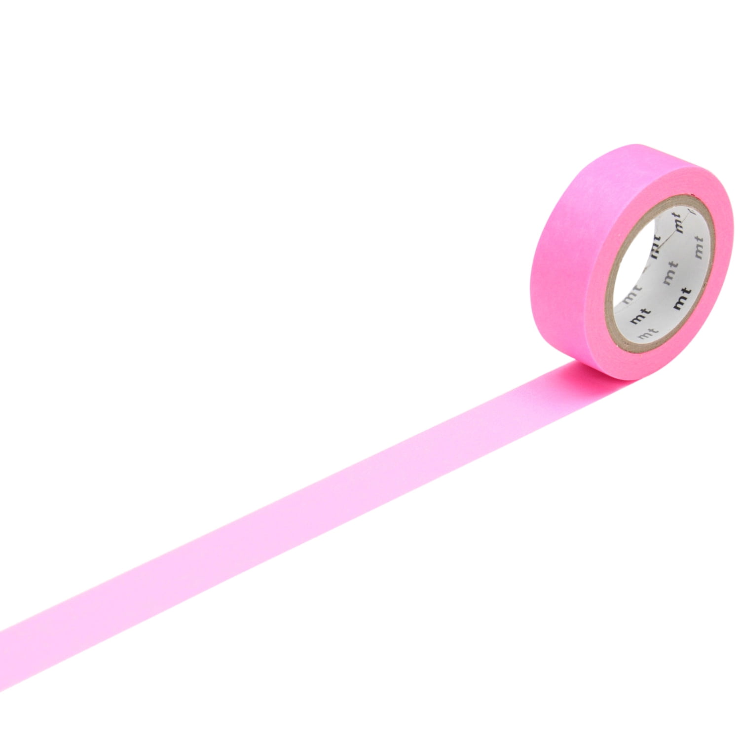 mt Solids Washi Paper Masking Tape: 3/5 in. x 33 ft. (Shocking Pink)