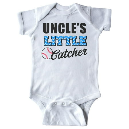 

Inktastic Baseball Uncles Little Catcher Gift Baby Boy Bodysuit