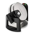 thumbnail image 3 of Cuisinart WAF-F30 Round Flip Belgian Waffle Maker, Black/Silver, 1 inch thick, 3 of 5