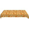 thumbnail image 5 of Retro Floral Tablecloth Orange Sunflower Tablecloths 60 x 102 Inch Waterproof Tablecloth Wrinkle Free Tablecloth for Dining Room Rectangle Tablecloth, 5 of 6