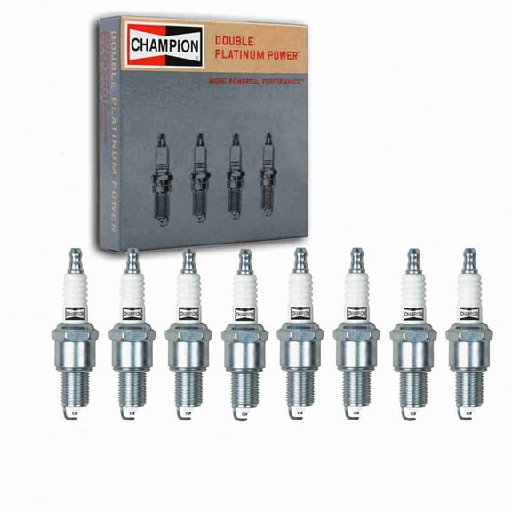 8 pc Champion 7031 Double Platinum Spark Plugs for 41-819 4727114 RN14PMP5 Ignition Wire Secondary
