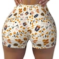 thumbnail image 2 of Uemuo cute insects Pattern Women Workout Impact Shorts Scrunch Butt Lifting Gym Shorts Seamless Booty Biker Shorts-X-Large, 2 of 8