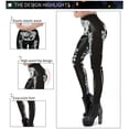 thumbnail image 3 of Leggings estampados para mujer, Leggings de Halloween, disfraz de Halloween, pantalones elásticos divertidos para correr, mallas, pantalones de entrenamiento, 3 of 7