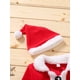 thumbnail image 5 of Conjunto De Tres Piezas De Navidad Para Bebé, Niño Y Niña, Pelele De Navidad De Invierno Para Recién Nacido Con Gorro De Navidad Odeerbi  LM103-1184, 5 of 9
