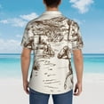 thumbnail image 6 of Balery Western Desert Cowboys3 Print Men's Hawaiian Shirts Short Sleeve Beach Shirt Relaxed Fit Vacation Button Down Shirts-Small, 6 of 9