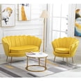 thumbnail image 3 of living room single Sofa Nordic Velvet Armchair Ergonomic design modern Corner small sofa luxury Relaxing chair Home furniture My Lux Decor Round, 3 of 16