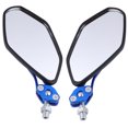 thumbnail image 1 of EeaseCA 1 Pair Motorbike Retroreflector Motorcycle Rearview Mirror Modified 360°Rotated Adjustable Rearview Mirror (Blue), 1 of 8