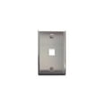 thumbnail image 4 of ICC FACE1SS 1-Port Stainless Steel Wall Plate Single Gang, 4 of 6