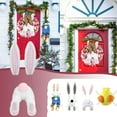 thumbnail image 3 of LSLJS 2 Pcs Bunny Butt Wreath for Front Door, Easter Decorations Cute Stuffed Rabbit Wreaths Plush Cotton Cartoon Animals Door Pendant Welcome Sign Easter Rabbit Craft Party Favors Hanging Ornaments, 3 of 4