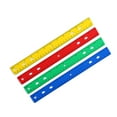 thumbnail image 5 of 12Inch Clear Colorful Rulers with Hole Math Ruler Colorful Drawing Ruler with Inches Centimeters Scale for Measuring, 5 of 8