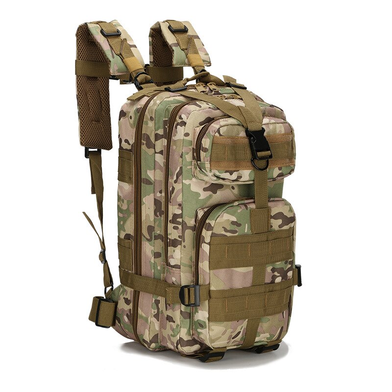 ライトニングボルト Outdoor Sports Pack Hiking Bag Tactical Rucksack Camo Knapsack  Combat Camou