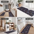 thumbnail image 5 of Dark Blue Christmas Nutcracker Pattern Kitchen Rugs Sets Of 3,Kitchen Runner Rugs Non Skid Washable,Decorative Kitchen Floor Mats for Kitchen,Sink,Laundry,17"x30"+ 17"x47" + 17"x59", 5 of 6