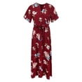 thumbnail image 2 of Vestido maxi largo floral Zulema escote en V L, 2 of 8