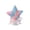 #2-Multicolor【Top Star x1, M】, variant on Glitter Star Tree Topper, Beaded Gradient Star with Pin K Bow, Metal Spring Base for Tree Top or Table Centerpiece, Sweet Xmas Holiday Decor, Lazyguy