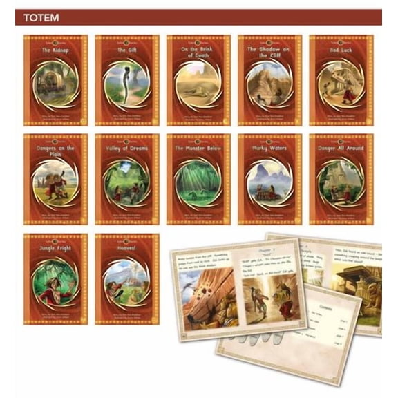Phonic Books Totem: Decodable Books for Older Readers (CVC, Consonant Blends and Consonant Teams, Alternative Spellings for Vowel Sounds - ai, ay, a-e