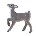 thumbnail image 2 of Simulation Christmas Elk Plush Reindeer Model Simualtion Deer Figurine Christmas Toy Grey Female Stand, 2 of 7