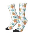 thumbnail image 1 of Balery Sea Turtle Calcetas Largas con Estampado para Hombre y Mujer – Suaves y Transpirables, Talla Única (US 5-11), 1 of 6