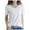 White, variant on Short Sleeved T Shirt Women's Top Solid Color Sweater V Neck Beautiful Thin Fashionable Long Underwear Women plus Size Women Thermal Pants And Top Mens Thermal Set Base Layer Men Men's Long Sleeve