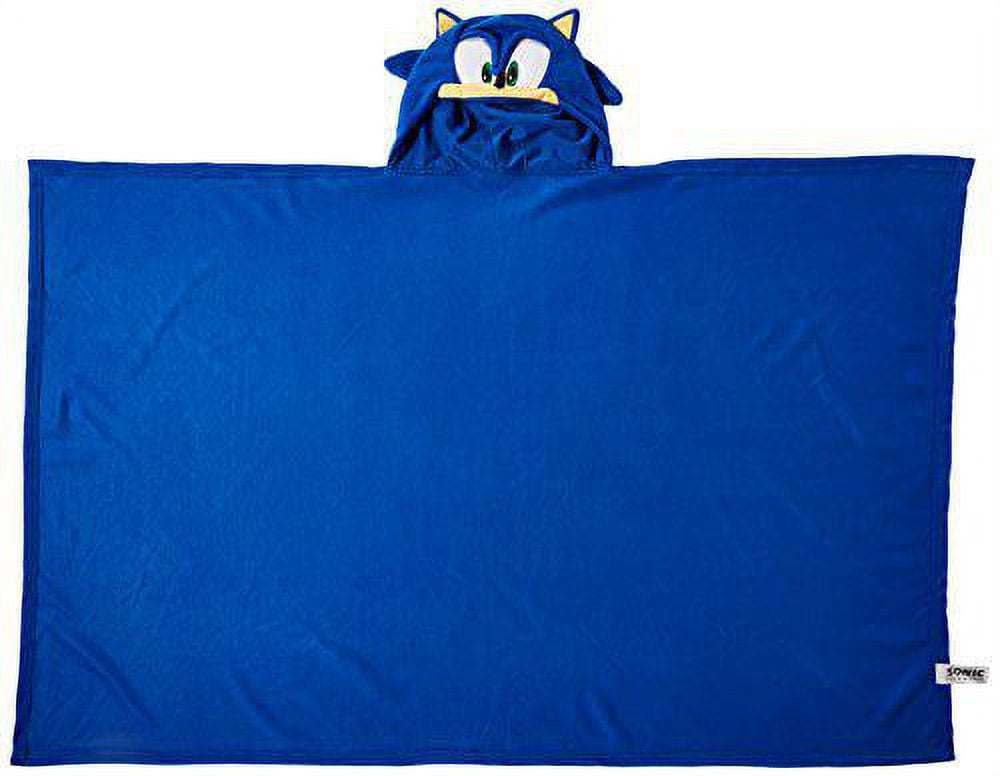 Great Eastern GE-34020 Sonic the Hedgehog Sonic Head Hoodie Blanket 57" x 41"