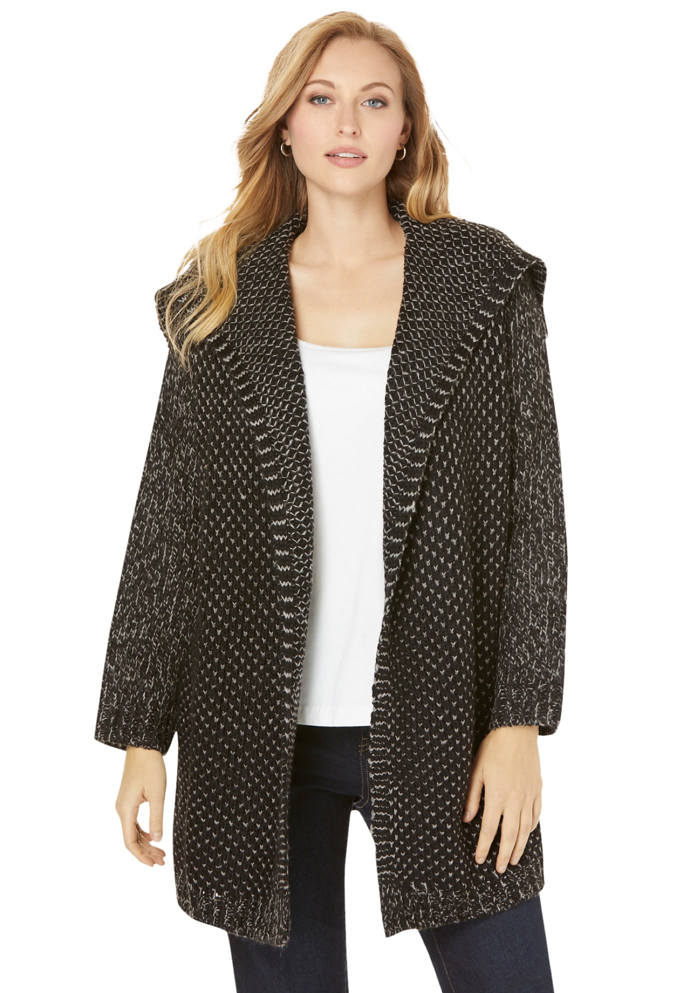 tweed cardigan womens