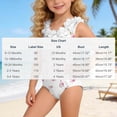 thumbnail image 5 of MKOSPLRT Baby Girl Fashion Swimsuit 3D Flower Backless One Piece Bathing Suit Casual Floral Print Swimwear Beachwear 6M-4Y, 5 of 11