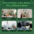 thumbnail image 4 of Duct Aid HVAC Air Deodorizer & Mold Treatment Fogger 3-Pack with 3 Scented O-Ring Pads | Air Duct Freshener for HVAC & AC Vents | Plant-Based Thymol Fogger for Home, Car & Commercial Spaces, 4 of 8