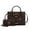 Coffee, variant on MKF Collection Virginia Women's Tote Bag With Wallet Vegan Leather Handbag Purse Set by Mia K.- Olive