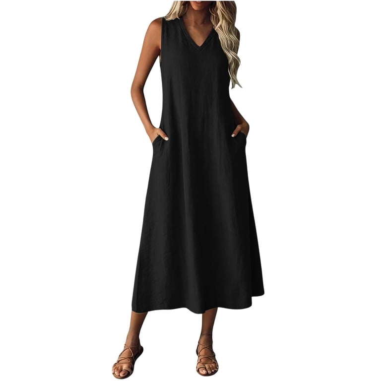navy blue dress for baby girl Casual Maxi Dress for Women Crew Neck Short Sleeve A-Line Dress Summer  Dressy Swing Vacation Long T Shirt Dresses Black at Amazon Women's Clothing  store