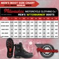 thumbnail image 3 of Milwaukee Motorcycle Clothing Co. Men's Throttle Black Leather Motorcycle Boots, MB440 10.5, 3 of 10