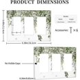 thumbnail image 5 of Sdmnsg-T Sage Green Leaves Print 3 Gang Triple Rocker Light Switch Decorative Switch Plate Covers Plastic Wall Plates Kitchen Bathroom Home Decor, 5 of 5