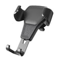 thumbnail image 1 of Soporte universal para teléfono móvil para automóvil, con ventosa para parabrisas y rejilla de ventilación. Soporte para teléfono móvil con GPS integrado (negro)., 1 of 8