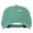 Mint, variant on Pennsylvania Mountain Laurel with Map Embroidered Unstructured Washed Cap - White OSFM