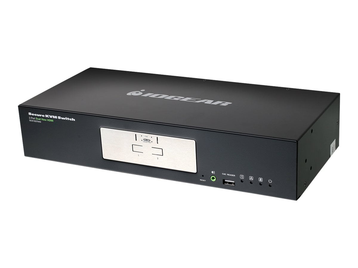 IOGEAR Dual View HDMI Secure KVM series GCS1322TAA3 KVM switch 2 x