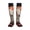 3 Black, variant on Abstract Red Koi Fish Art Printed Sports Compression Socks - 15-20mmHg Graduated Compression, High-Performance Soft and Breathable Socks for Men and Women