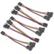 thumbnail image 1 of 1 A 2 Conector De 4 Pines, Cable De Extensión De Ventilador De Larga Vida útil, 5 Piezas Más Silenciosas Para Ventilador,, 1 of 8