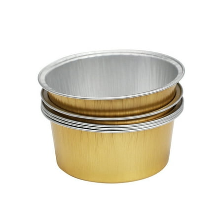 KABOER 10Pcs/Set 2019 New Hair Removal Tool Container Golden Aluminum Foil Bowl Wax Bean Melting Wax
