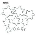 thumbnail image 1 of mmirethe Christmas Cookie Cutters Non-stick And Easy To Clean These Snowflake-shaped Cutters Come In Various Sizes For All 10-piece set 1Set, 1 of 6
