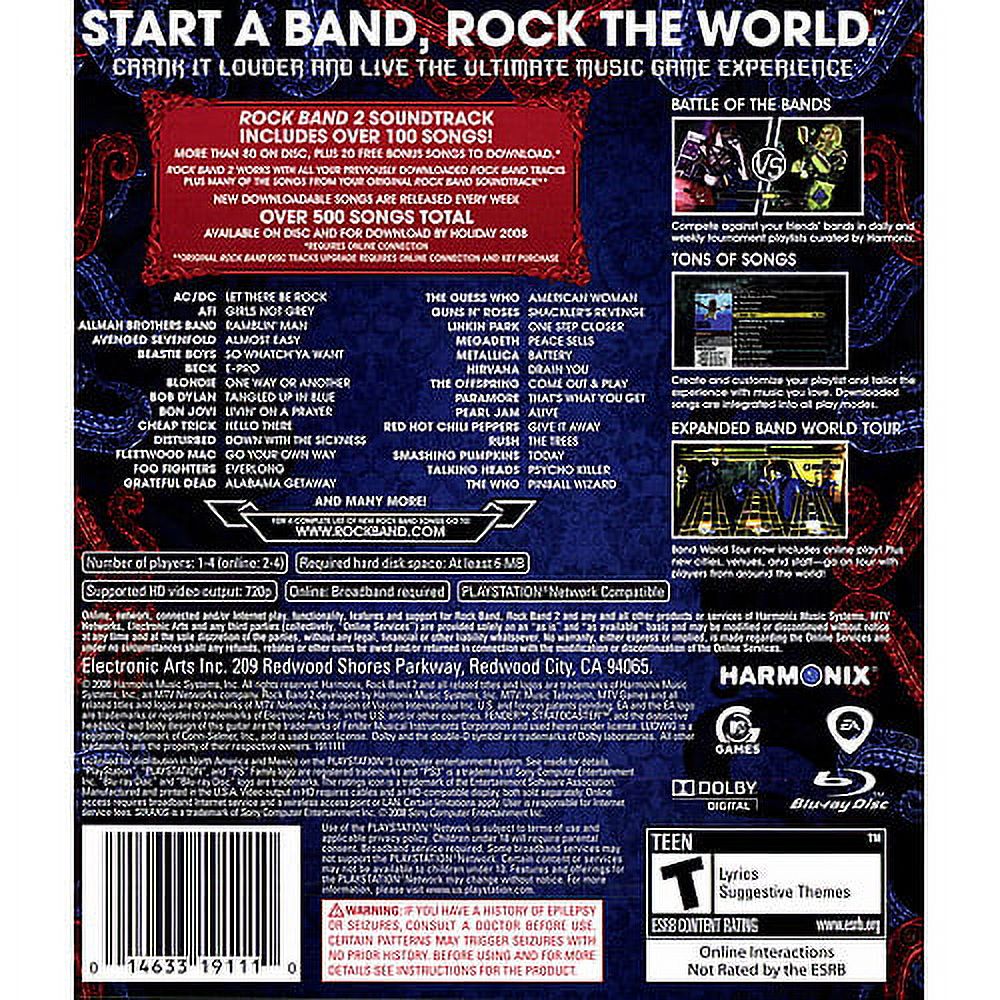 Rock Band 2 (ps3) - Pre-owned - image 5 of 6