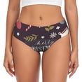 thumbnail image 1 of Balery Merry Christmas Ropa Interior de Algodón para Mujer con Dibujo – Braguitas Cómodas y Elásticas, Estilo Clásico-XX-Large, 1 of 6