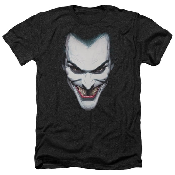 Batman - Joker Portrait - Heather Short Sleeve Shirt - X-Large