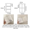 thumbnail image 5 of Clearance Sale!Transparent Jewelry Storage Book,Portable Travel Jewelry Organizer Storage Book with Pockets 160 Slots and 30 Pcs Small Ziplock Bags for Rings,Necklace,Bracelets,Stud,Earrings, 5 of 7