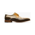 thumbnail image 2 of Stacy Adams Plaza Modified Cap Toe Oxford Shoes Leather Olive  Multi 25608-302, 2 of 8