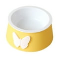 thumbnail image 2 of Dream Lifestyle Pet Bowl Butterfly Decor Convenient Solid Smooth Edge Non-Slip Large Content Multifunctional Pet Feeder Dog Cat Bowl for Home Use, 2 of 8