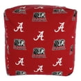 thumbnail image 2 of Alabama Crimson Tide Cube Cushion Pouf Chair Bean Bag Ottoman, 2 of 2