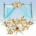 thumbnail image 2 of Wedding Arch Flower, Pack of 2 Artificial Silk Large Flower Swag, Boho Welcome Sign Floral Swag, Beige Arch Flowers Reception Backdrop Decor for Wedding Party Ceremony, Multisize, 2 of 7