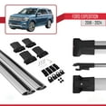 thumbnail image 5 of Compatible with Ford Expedition 2018-2024 FLY Model Car Roof Rack Cross Bar Grey Aluminium 2 Bars, 5 of 8