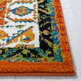 thumbnail image 4 of SAFAVIEH Vintage Hamadan Serapi Oriental Area Rug, Orange/Ivory, 2'7" x 5', 4 of 9